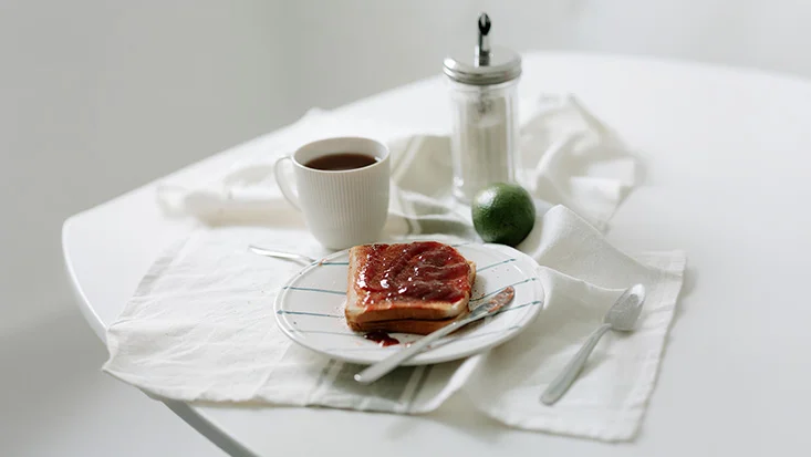 AIWA Toaster KONAGAI-breakfast with coffee